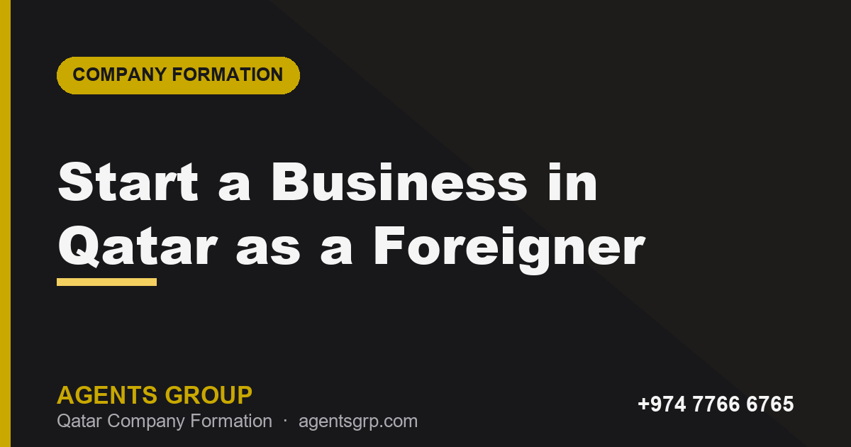 How to start a business in Qatar as a foreigner — expat investor reviewing company setup documents in Doha